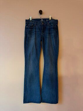 7 For All Mankind Original Bootcut Jeans 29 Medium Wash Made USA